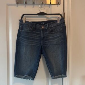 LOFT Women's Blue Jean Shorts